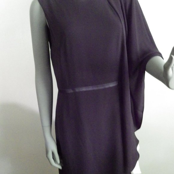 HALSTON Evening/ Cocktail Dress Black & White - Picture 3 of 13